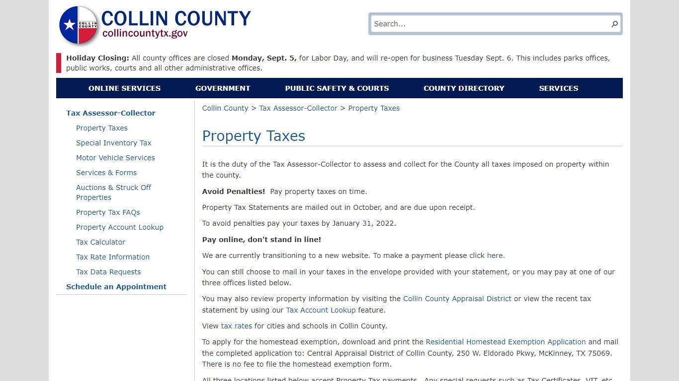 Tax Assessor-Collector - collincountytx.gov